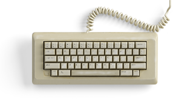 keyboard with wire
